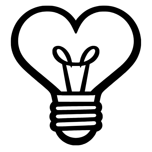Heart-Shaped Light Bulb - Digital File - XCS Friendly Digital My Custom Designs PDF