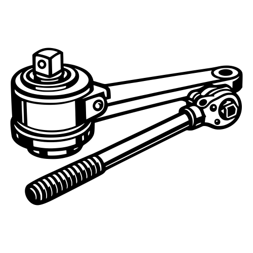 Torque Multiplier Tool Illustration - Vector Graphics - Digital File Digital My Custom Designs PDF