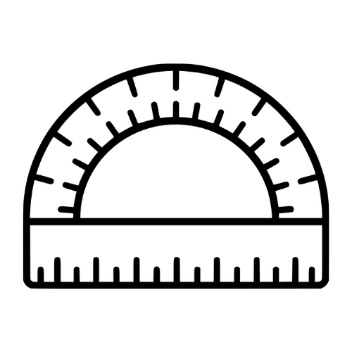 Protractor Design - Digital File - XCS Friendly Tumbler My Custom Designs PNG