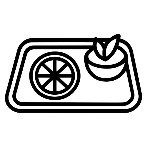 Garnish Tray Outline - Digital File - XCS Friendly Tumbler My Custom Designs PNG