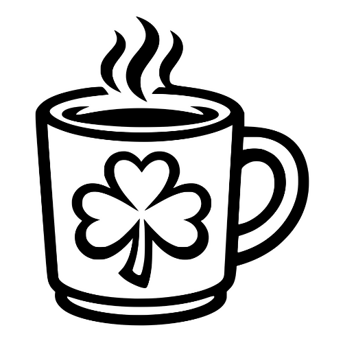 Clover Mug Design - Digital File - XCS Friendly Digital My Custom Designs PDF