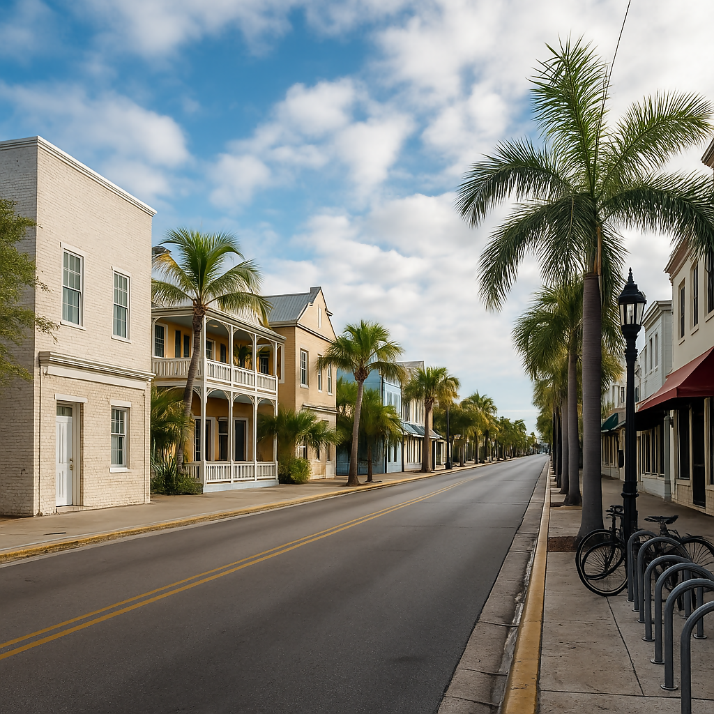 Duval Street - Key West - Florida United States - Rendered - Digital File Digital My Custom Designs PDF