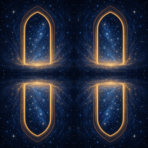 Fantasy and Myth - Celestial Portals And Swirling Starlight Gates - Pattern - Digital File Digital My Custom Designs PDF