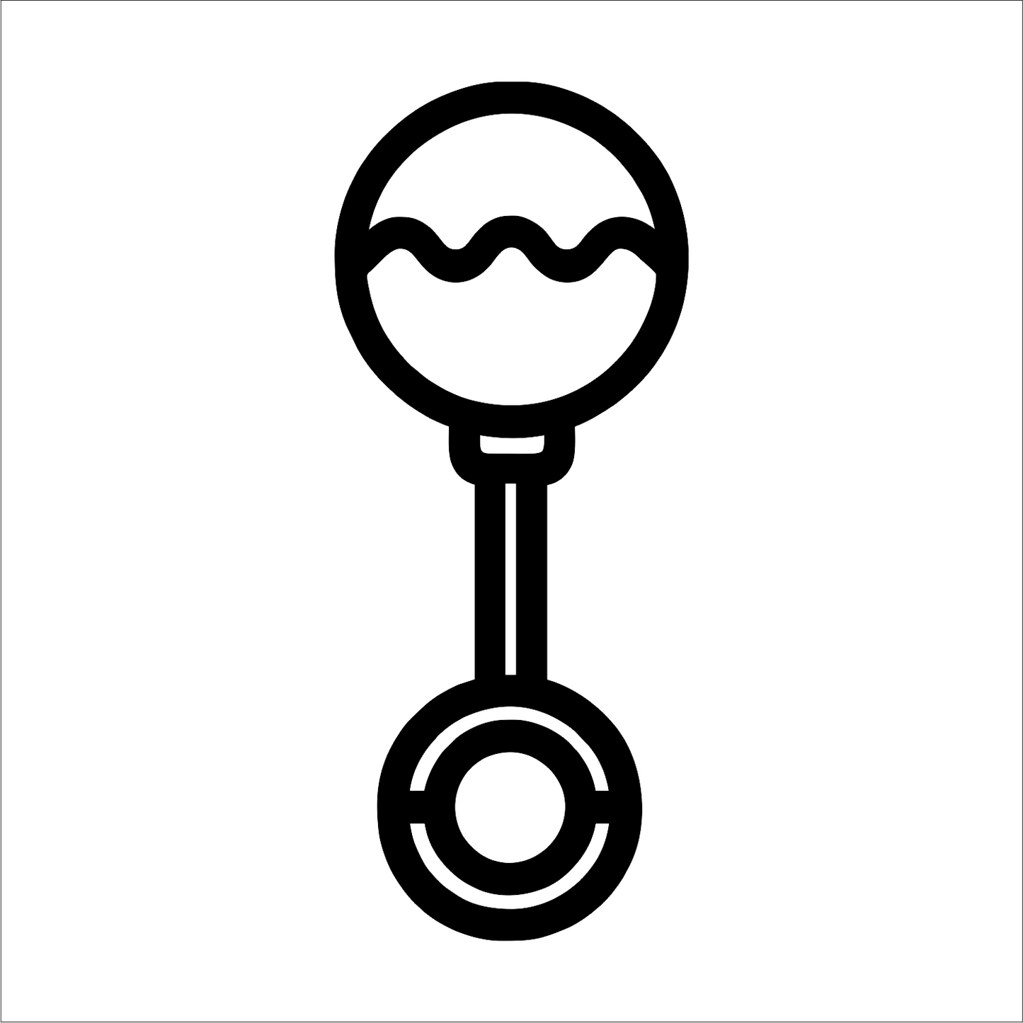 Rattle Design - Digital File - XCS Friendly Tumbler My Custom Designs PNG