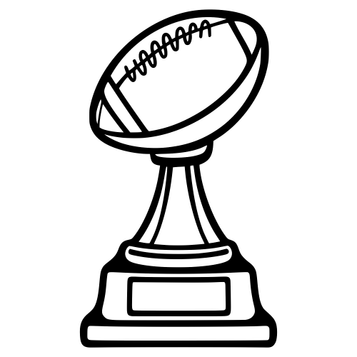 Football Trophy - Digital File - XCS Friendly Digital My Custom Designs PDF