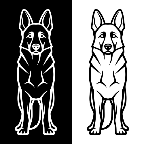 German Shepherd - Digital File - XCS Friendly Digital My Custom Designs PDF