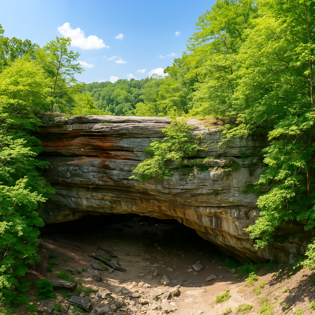 Natural Bridge at Ha Ha Tonka State Park - Missouri United States - Rendered - Digital File Digital My Custom Designs PDF