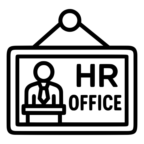 HR Office Sign - Digital File - XCS Friendly Digital My Custom Designs PDF