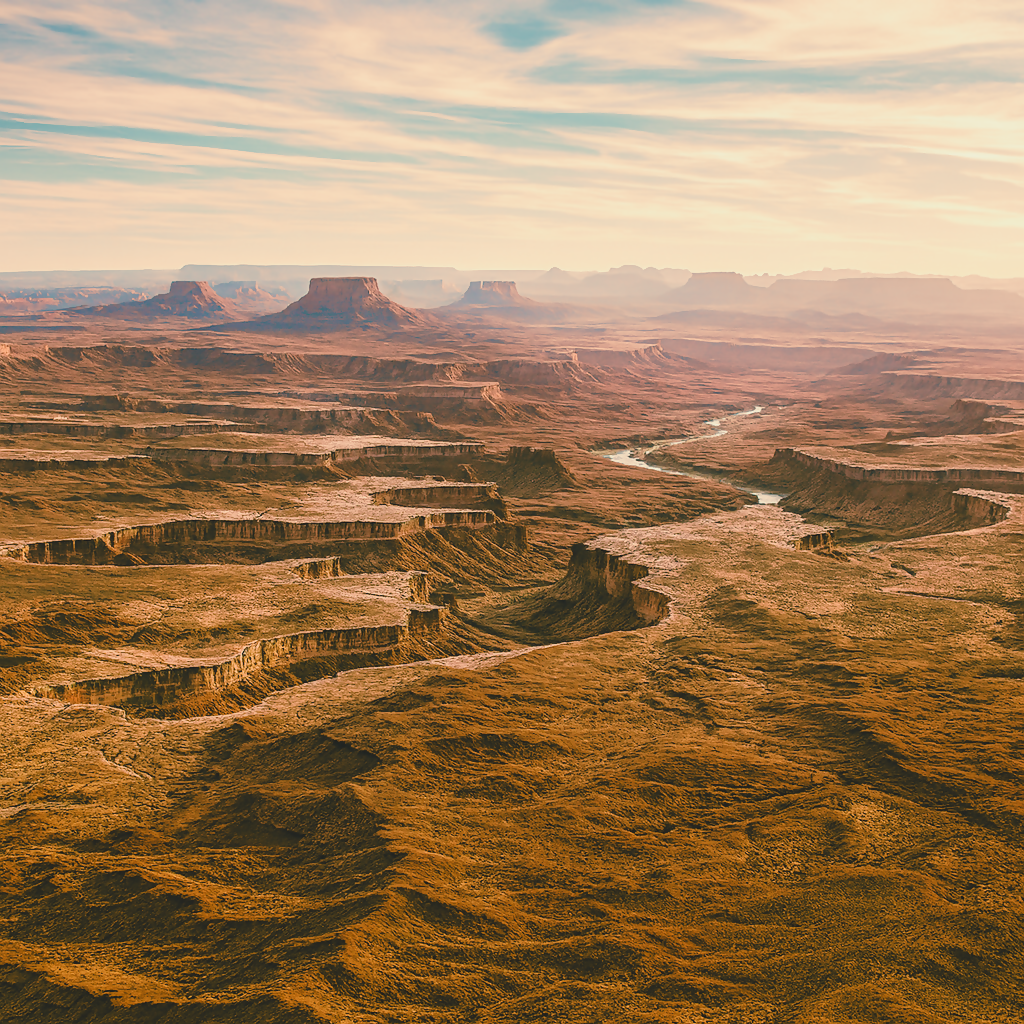 Green River Overlook - Canyonlands National Park - Utah United States - Rendered - Digital File Digital My Custom Designs PDF