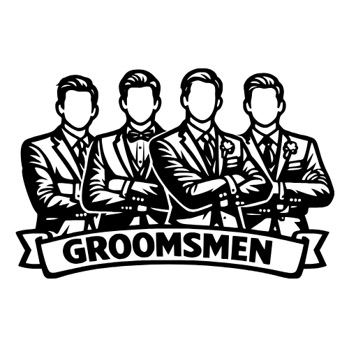 Groomsmen Group Sketch - Digital File - XCS Friendly Digital My Custom Designs PDF