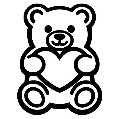 Gummy Bear Heart - Digital File - XCS Friendly Digital My Custom Designs PDF