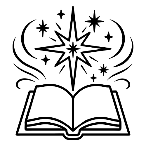 Open Bible with Star Burst - Digital File - XCS Friendly Digital My Custom Designs PDF