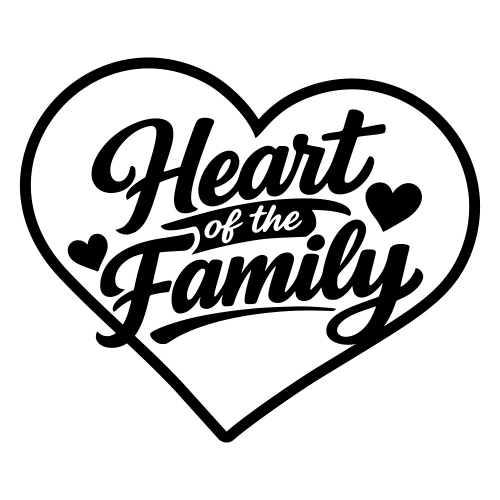 Heart of the Family Design - Digital File - XCS Friendly Digital My Custom Designs PDF
