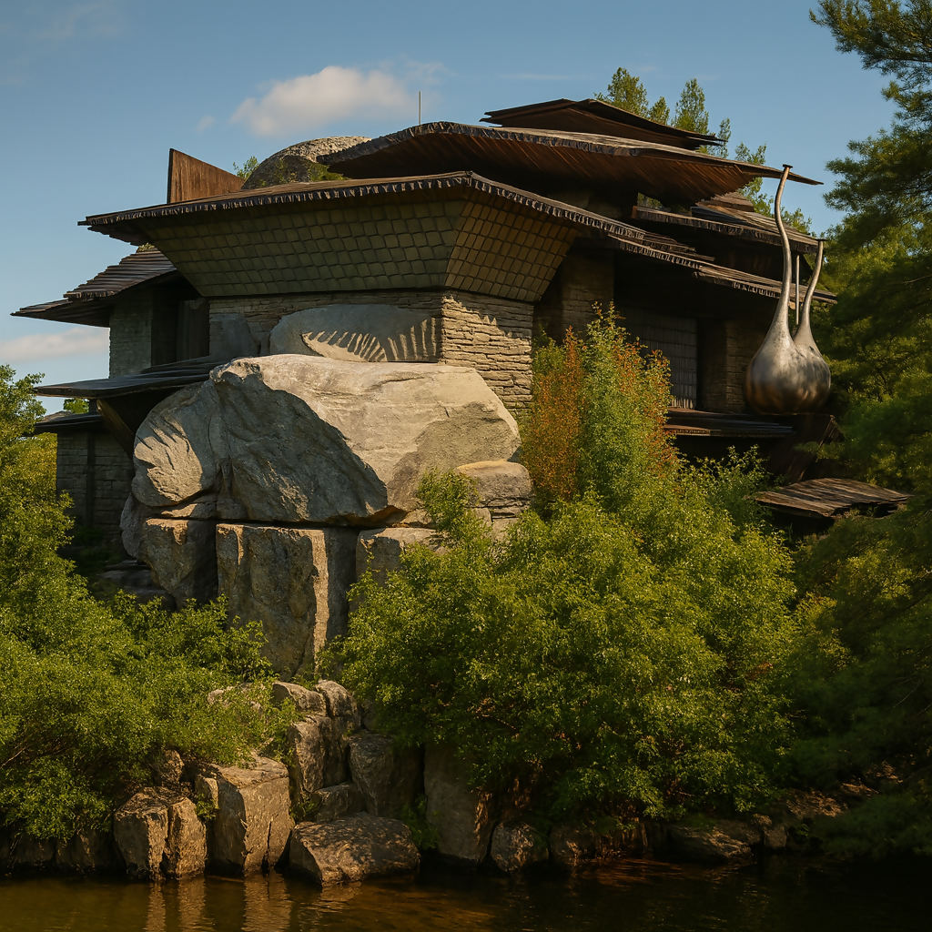 House on the Rock - Wisconsin United States - Rendered - Digital File Digital My Custom Designs PDF