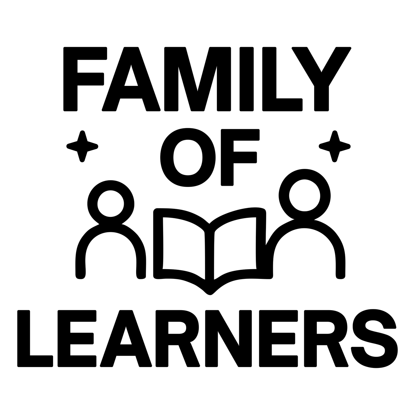 Family of Learners - Digital File - XCS Friendly Tumbler My Custom Designs PNG