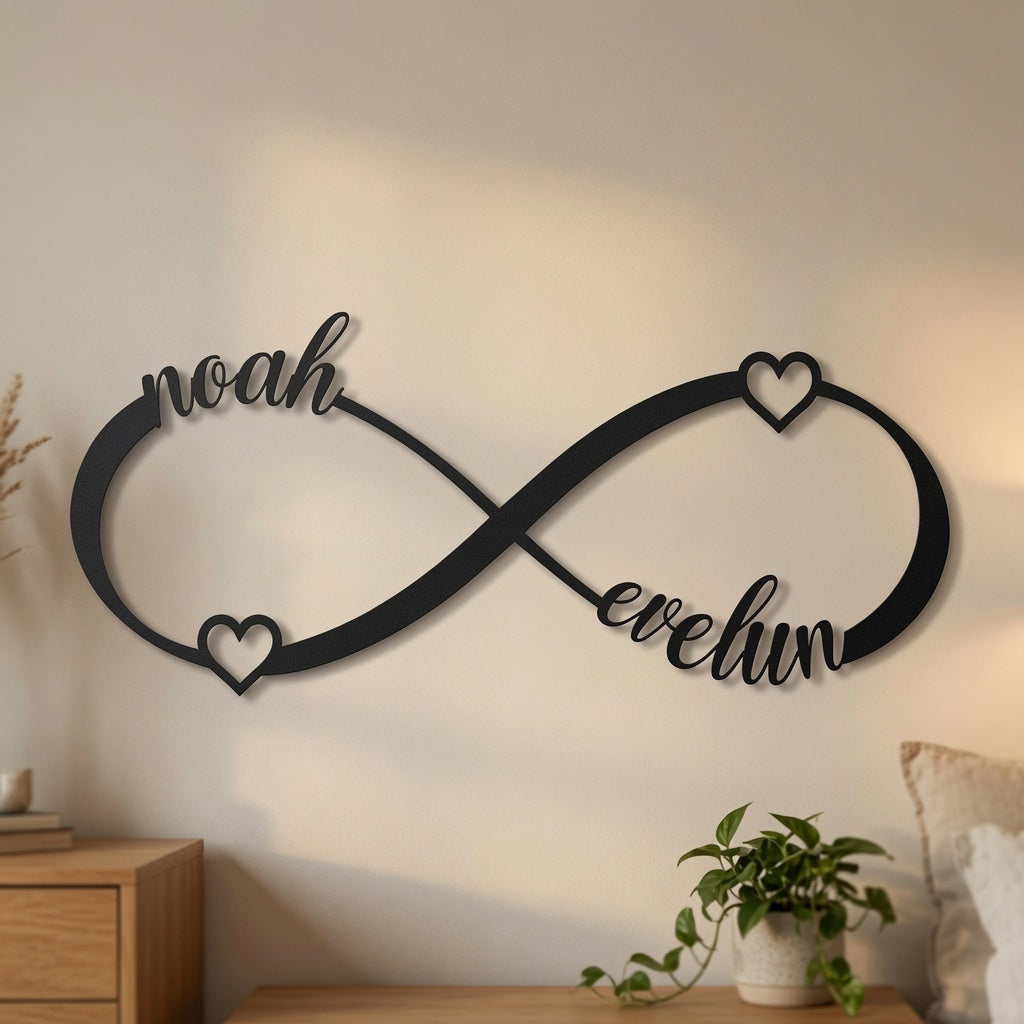 Infinity Loop Names - Wall / Home Decor - Digital File - ZIP File - Digital