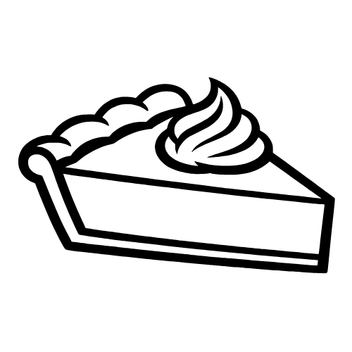 Pumpkin Pie Slice Sketch - Vector Graphics - Digital File Digital My Custom Designs PDF