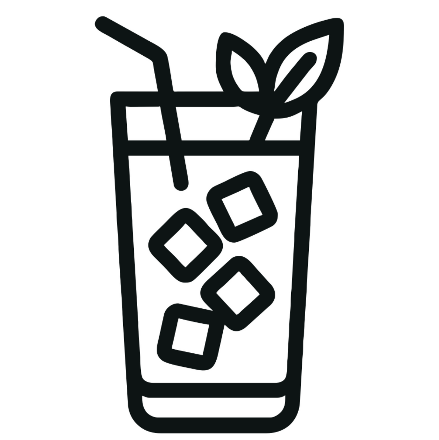 Mojito With Mint Leaves - Digital File -XCS Friendly Tumbler My Custom Designs PNG