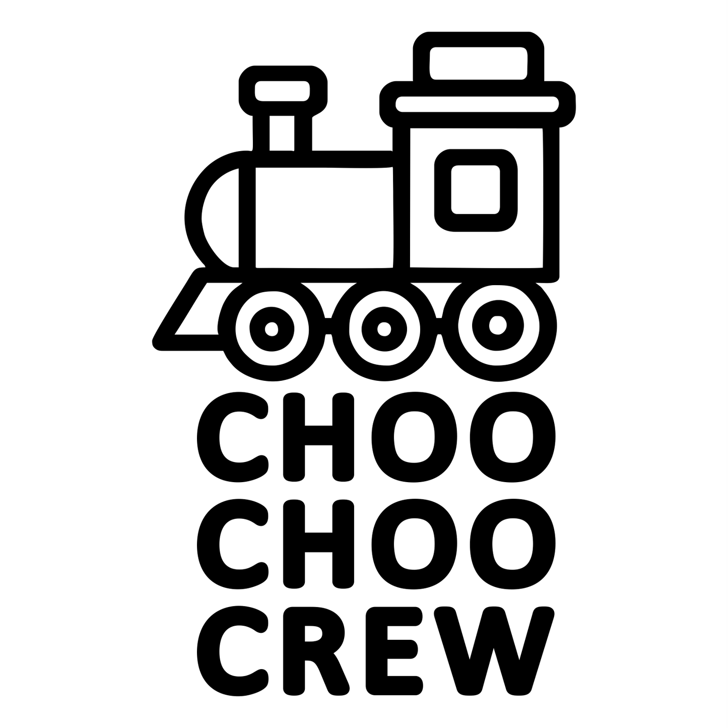 Funny Choo Choo - Digital File - XCS Friendly Tumbler My Custom Designs PNG