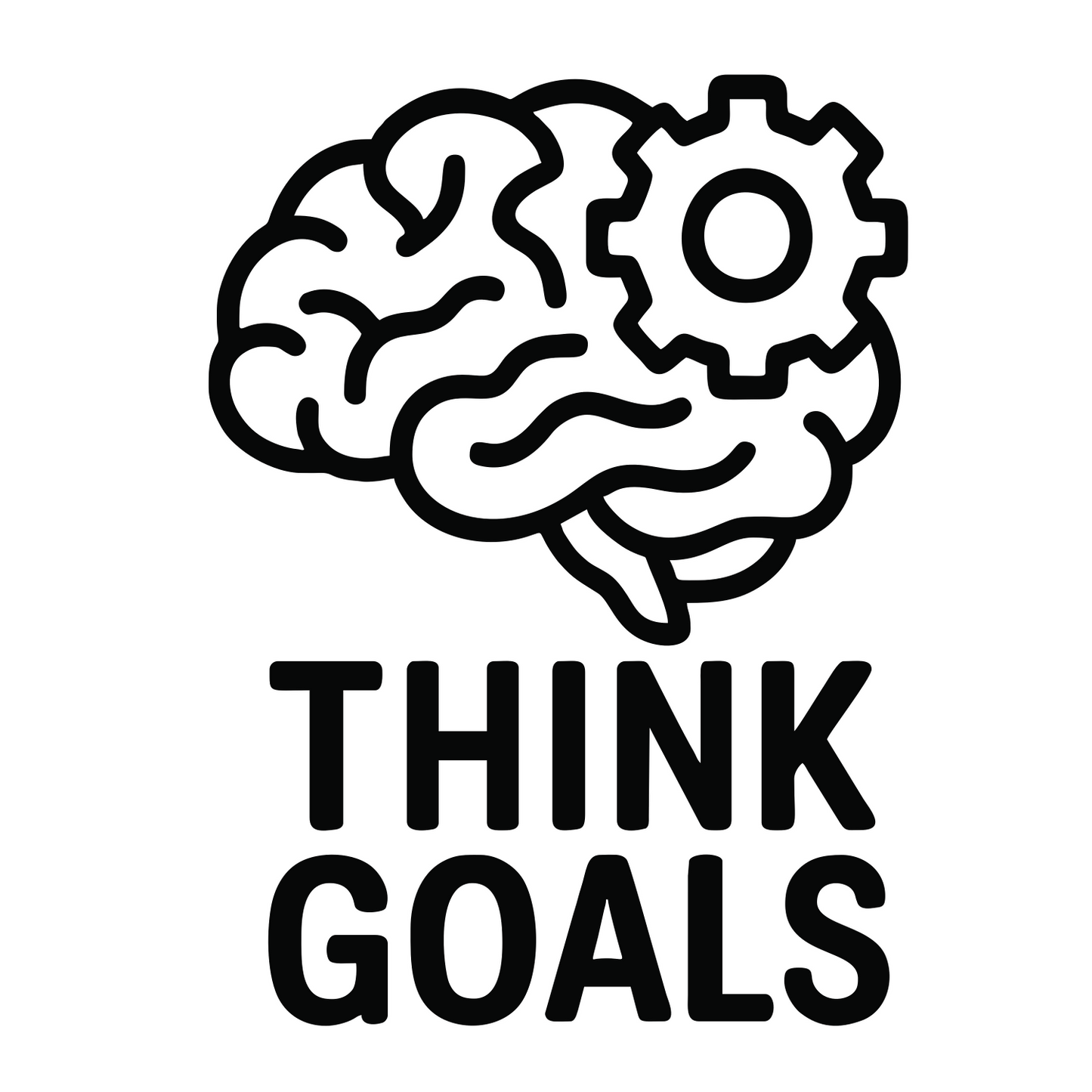 Think Goals - Digital File - XCS Friendly Digital My Custom Designs PNG
