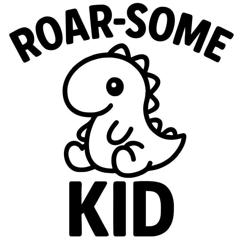 Funny Roar-Some Kid - Digital File - XCS Friendly Tumbler My Custom Designs PNG