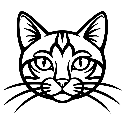 Japanese Bobtail Face - Digital File - XCS Friendly Digital My Custom Designs PDF