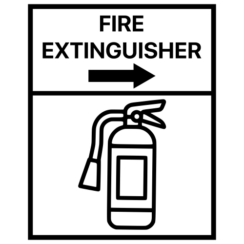 Fire Extinguisher Arrow - Digital File - XCS Friendly Digital My Custom Designs PDF