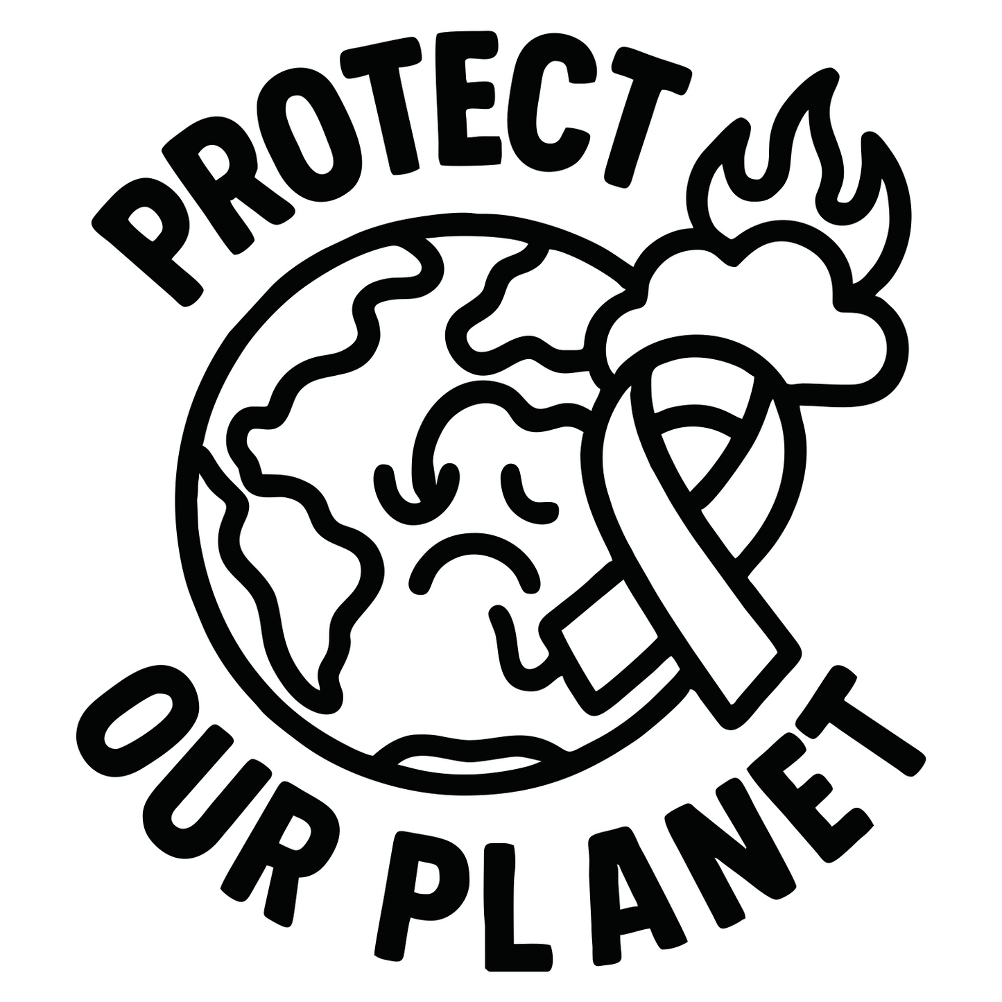 Protect Our Planet- Digital File - XCS Friendly Digital My Custom Designs PNG