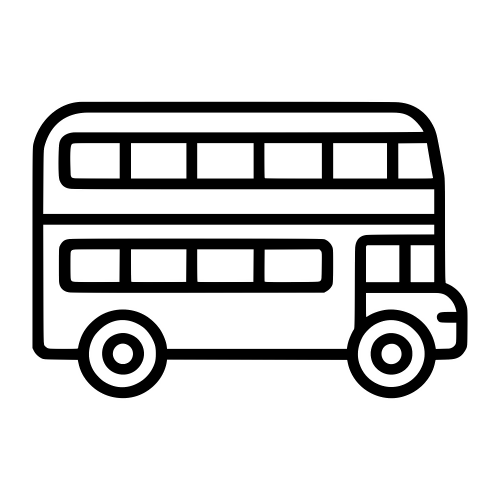 Double Decker Bus - Digital File - XCX Friendly Digital My Custom Designs PDF