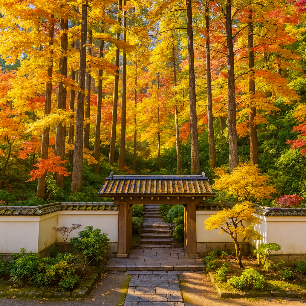 Portland Japanese Garden - Oregon United States - Rendered - Digital File Digital My Custom Designs PDF
