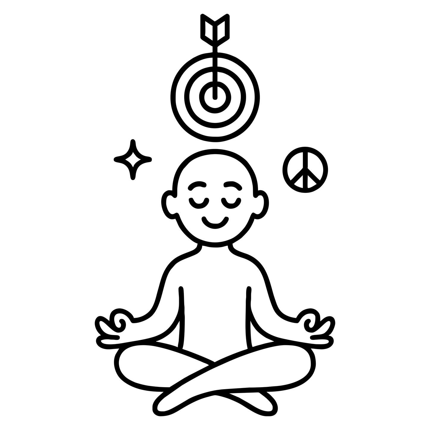 Calm Goals - Digital File - XCS Friendly Digital My Custom Designs PNG