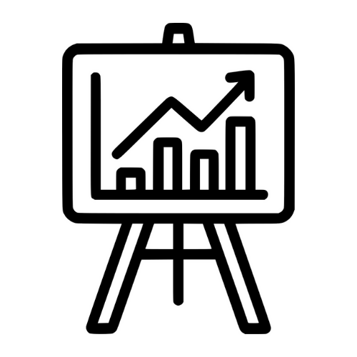 Easel With Chart Sketch - Digital File - XCS Friendly Tumbler My Custom Designs PNG