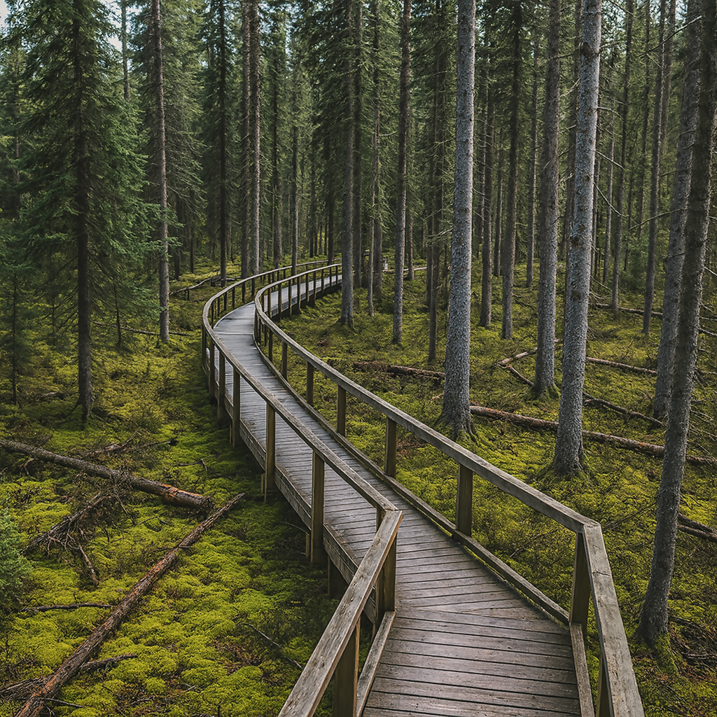 Waskesiu River Trail - Prince Albert National Park - Saskatchewan Canada - Rendered - Digital File Digital My Custom Designs PDF