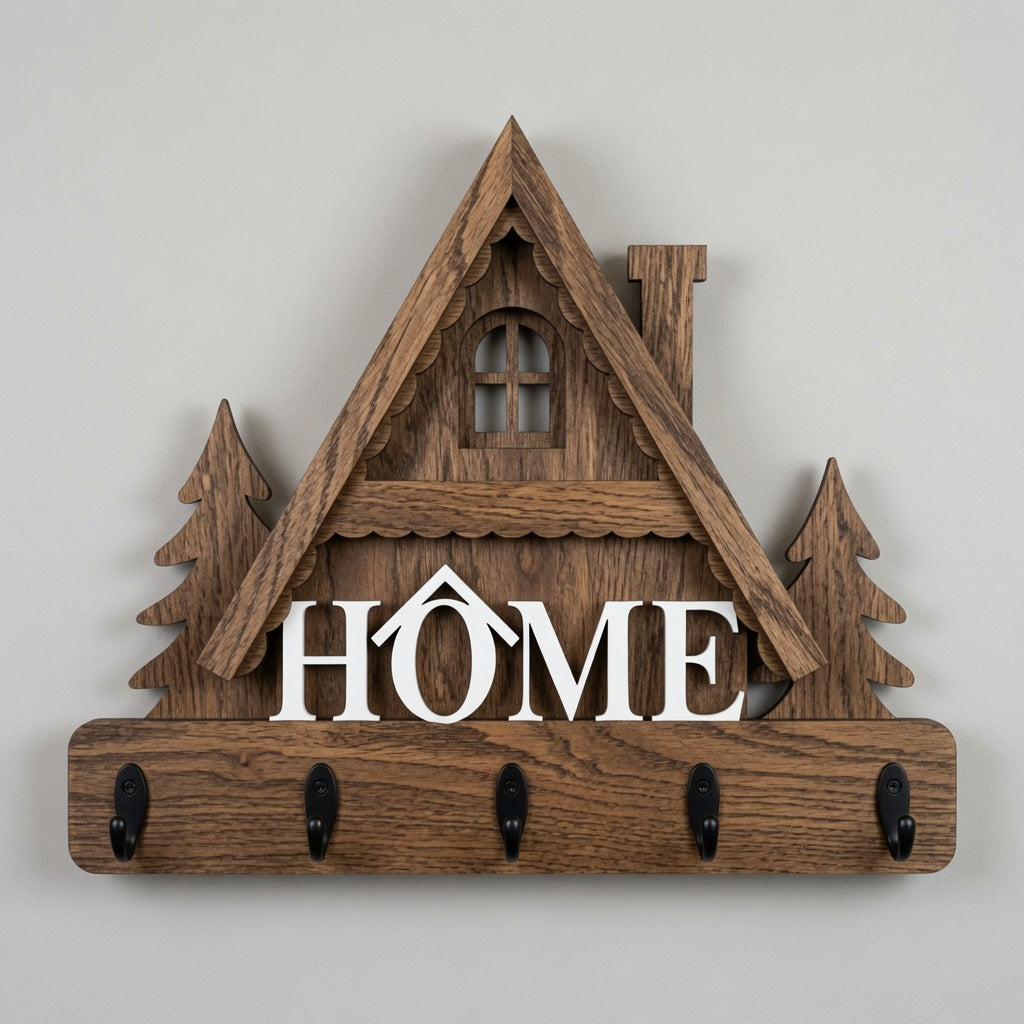 Key Holder Home - Wall / Home Decor - Digital File - SVG - Digital