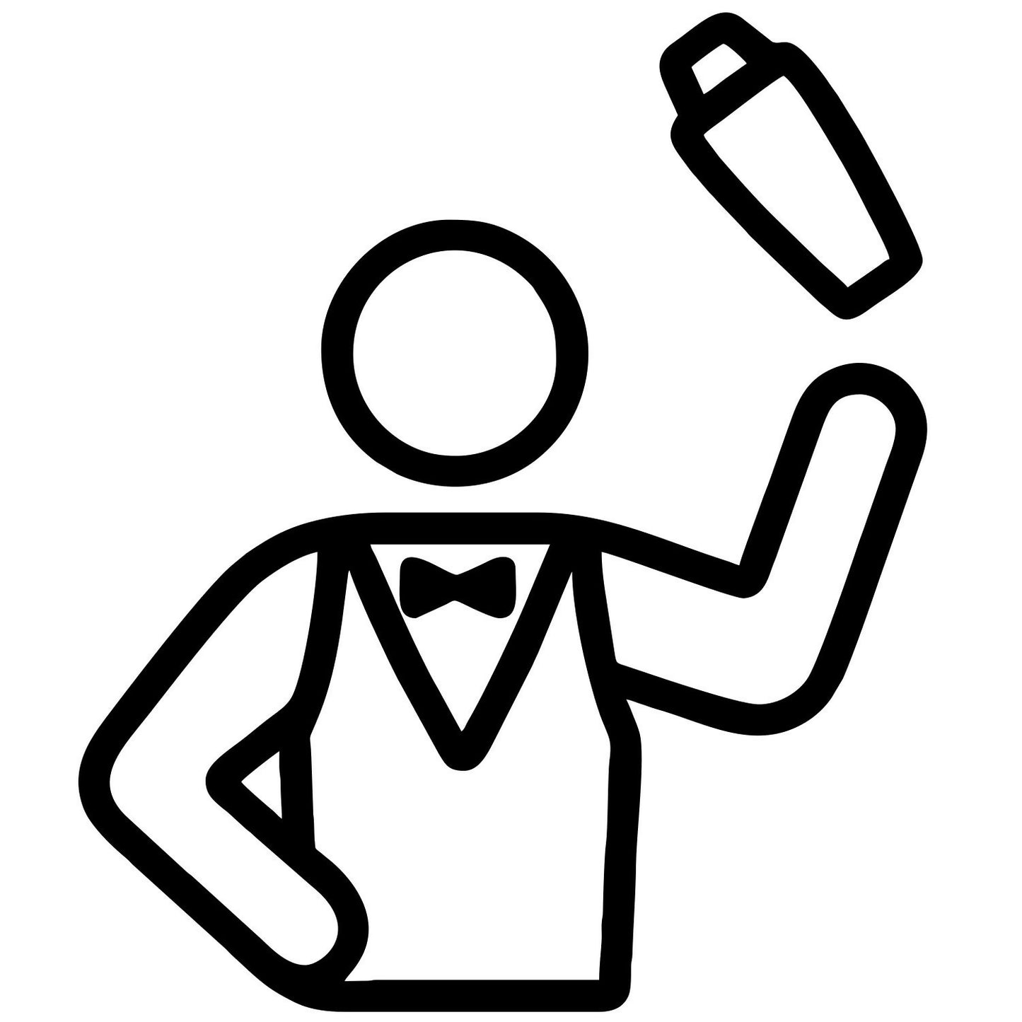 Bartender Flipping Shaker - Digital File - XCS Friendly Tumbler My Custom Designs PNG