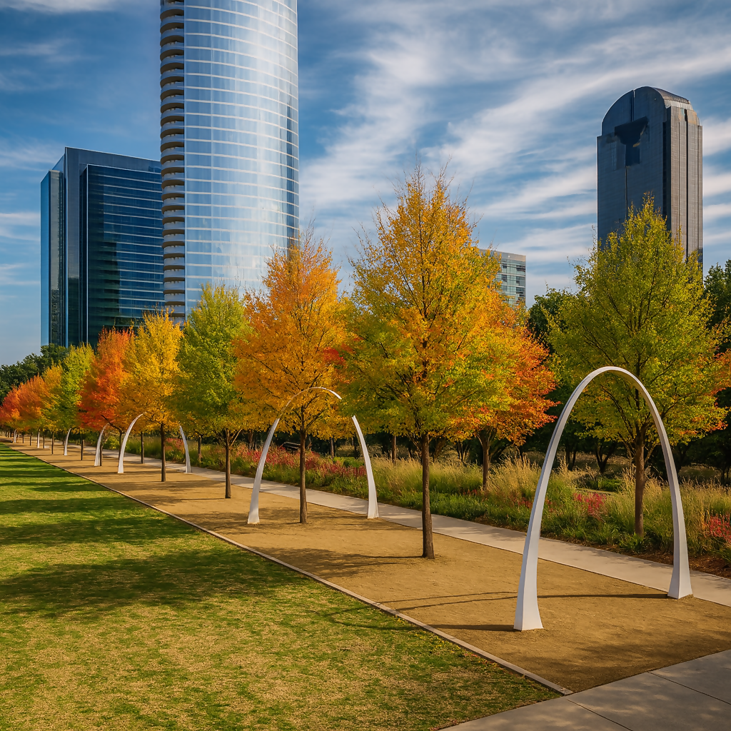 Klyde Warren Park - Dallas Arts District - Texas United States - Rendered - Digital File Digital My Custom Designs PDF