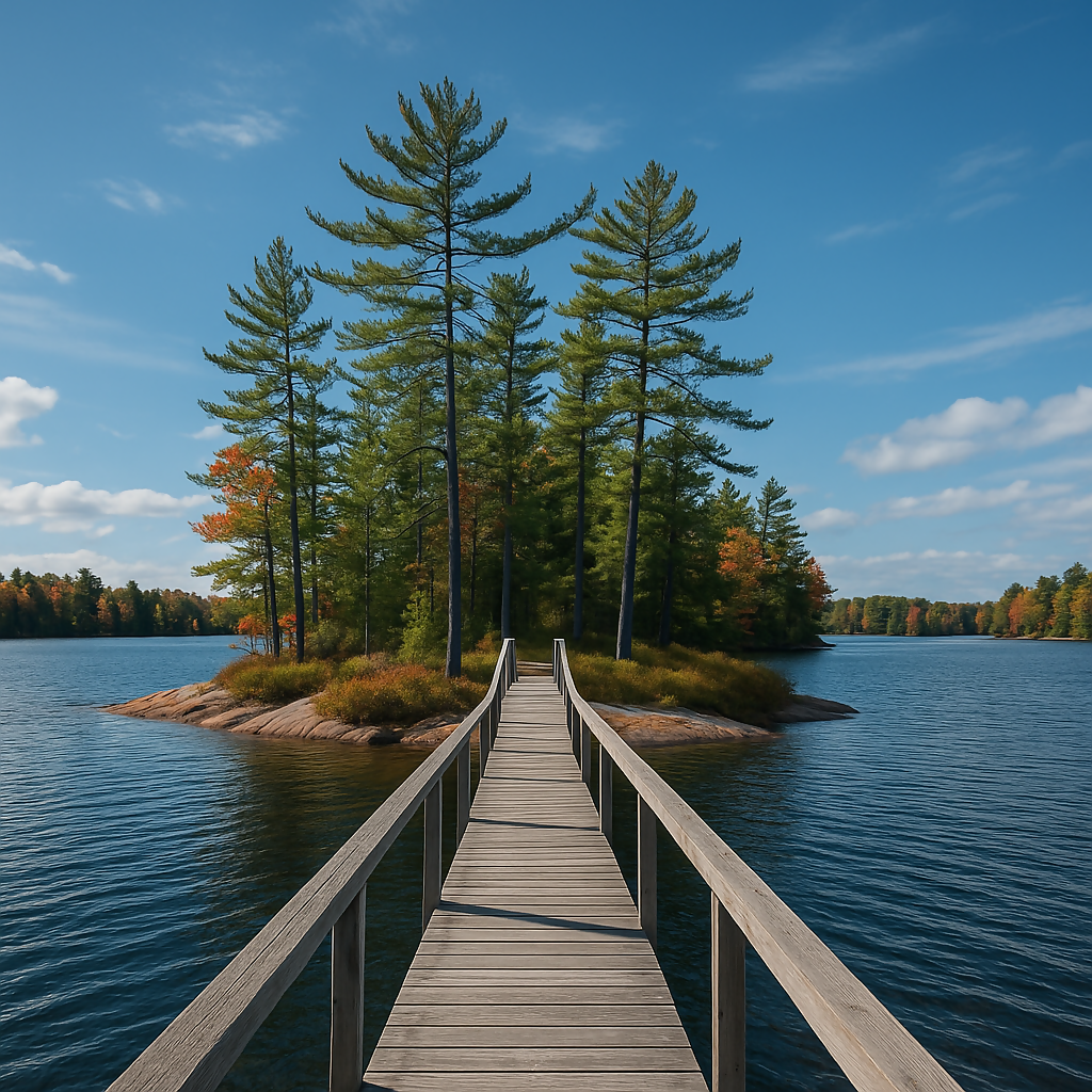 Hardy Lake Provincial Park - Ontario Canada - Rendered - Digital File Digital My Custom Designs PDF