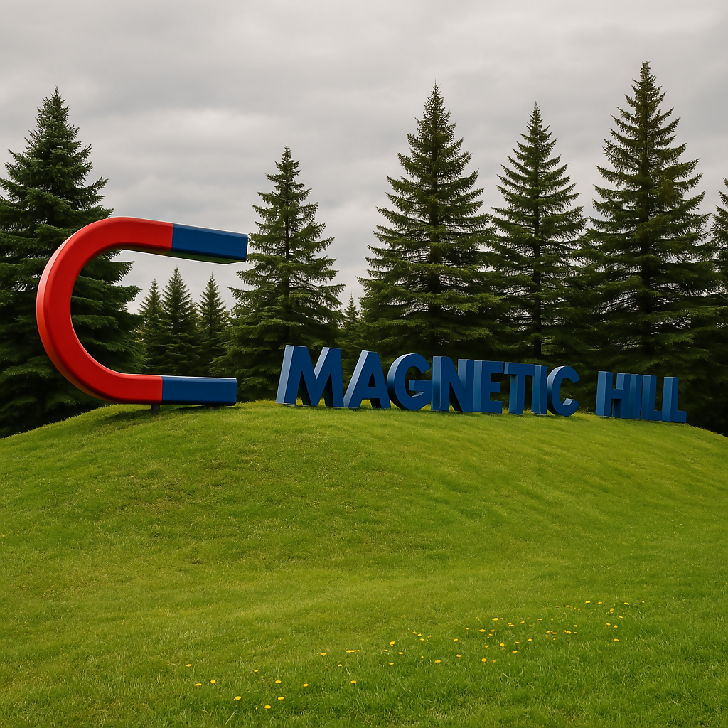 Magnetic Hill Landmark - New Brunswick Canada - Rendered - Digital File Digital My Custom Designs PDF