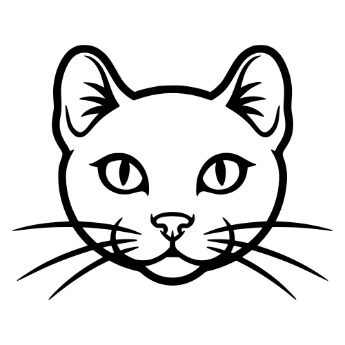 American Curl Face - Digital File - XCS Friendly Digital My Custom Designs PDF
