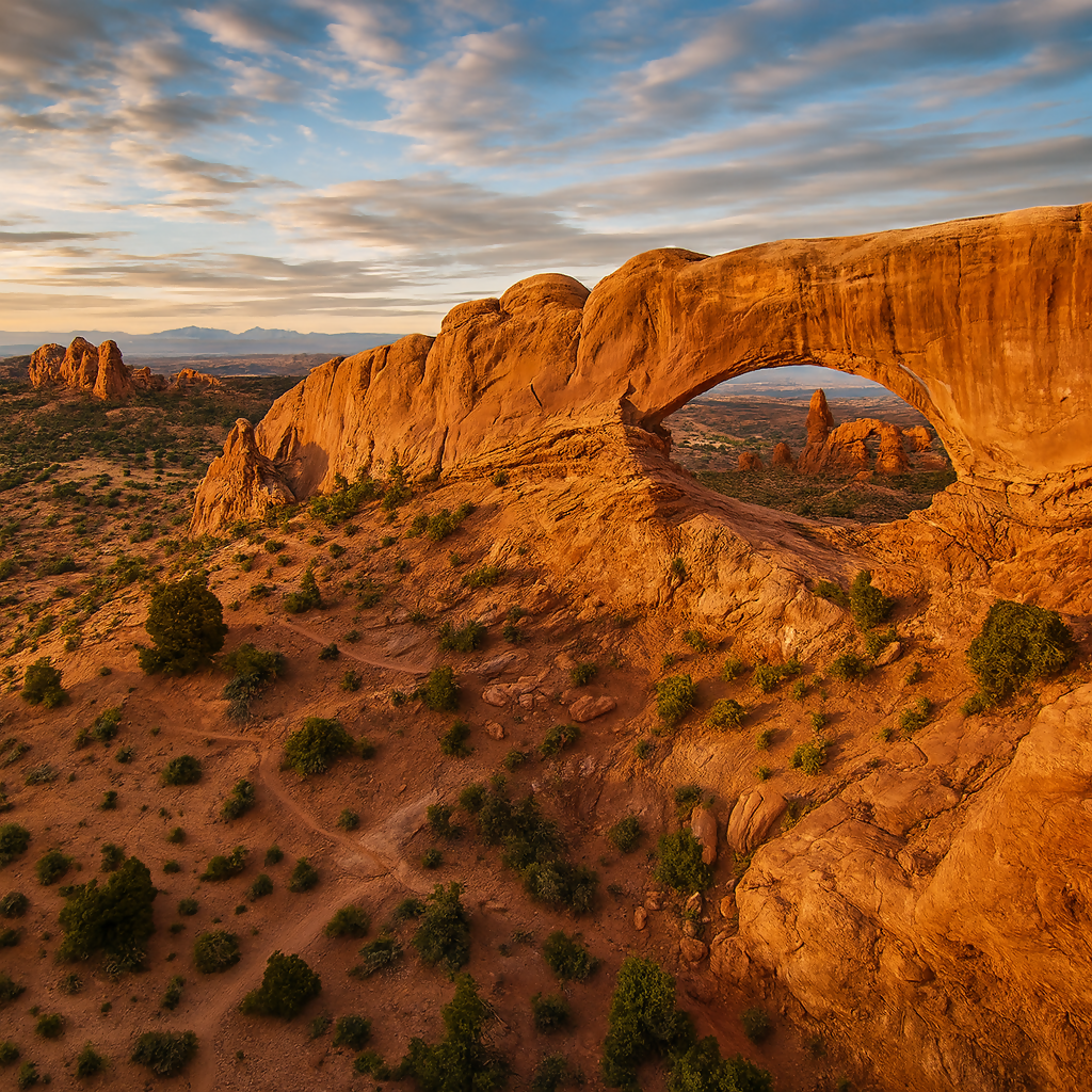 Landscape Arch - Canyonlands National Park - Utah United States - Rendered - Digital File Digital My Custom Designs PDF