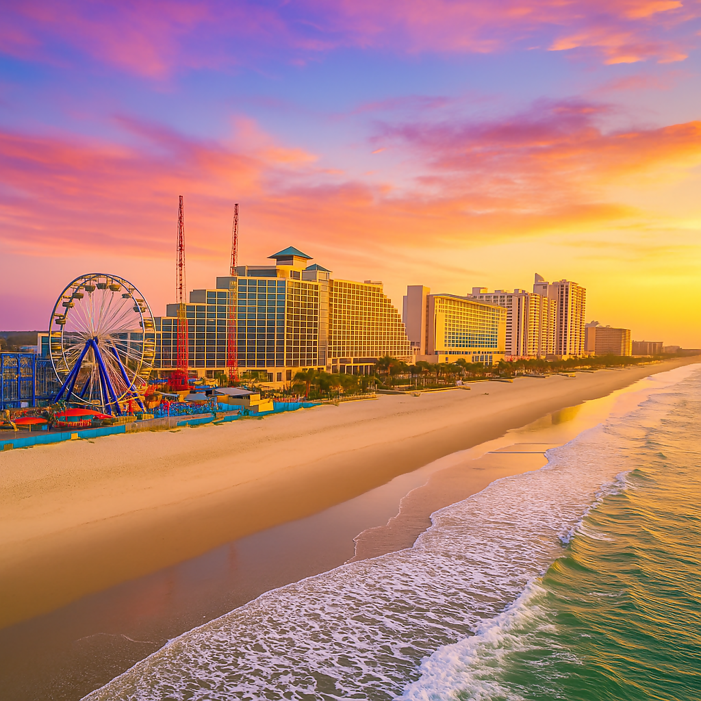 Daytona Beach - Florida United States - Rendered - Digital File Digital My Custom Designs PDF