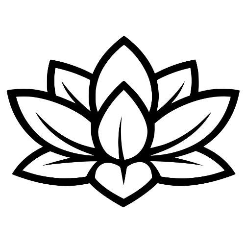 Lotus Flower Outline - Digital File - XCS Friendly Digital My Custom Designs PDF