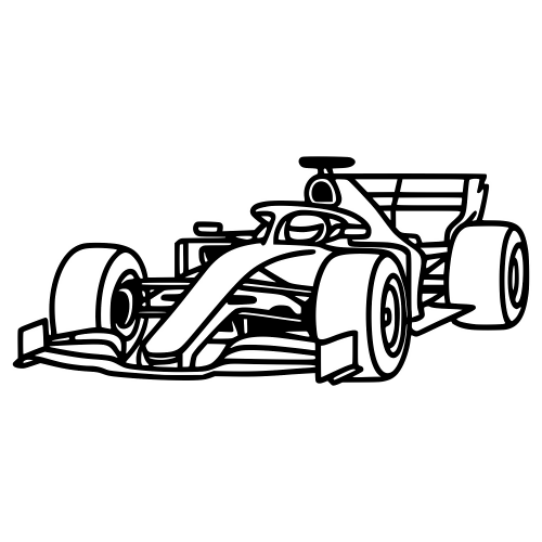 Formula One Car - Digital File - XCS Friendly Digital My Custom Designs PDF