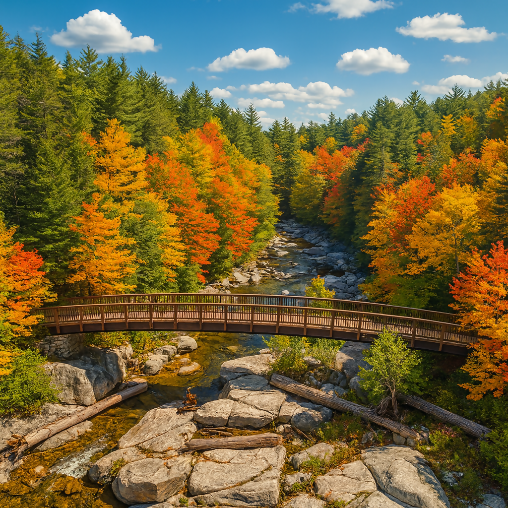 Albany Covered Bridge - White Mountain National Forest - New Hampshire United States - Rendered - Digital File Digital My Custom Designs PDF