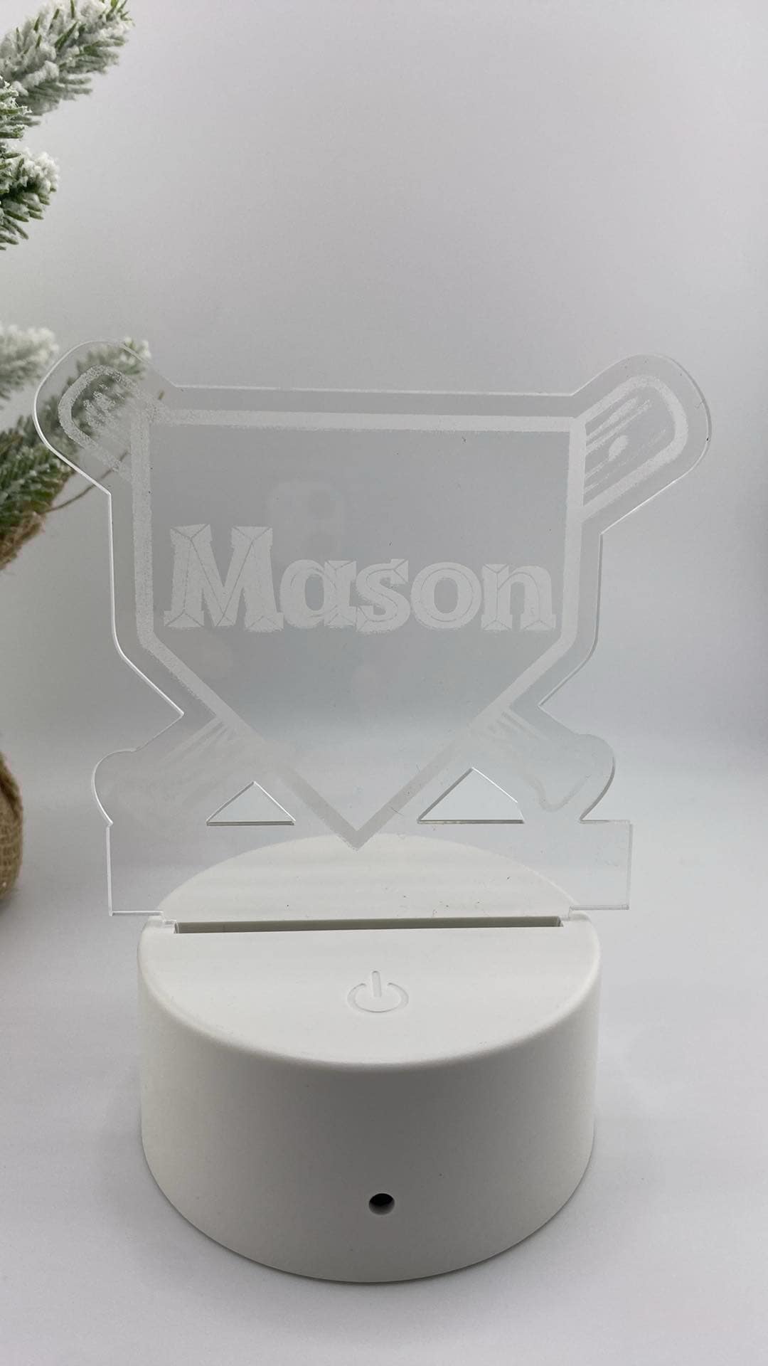 Custom Acrylic LED Lamp Lamp My Custom Designs