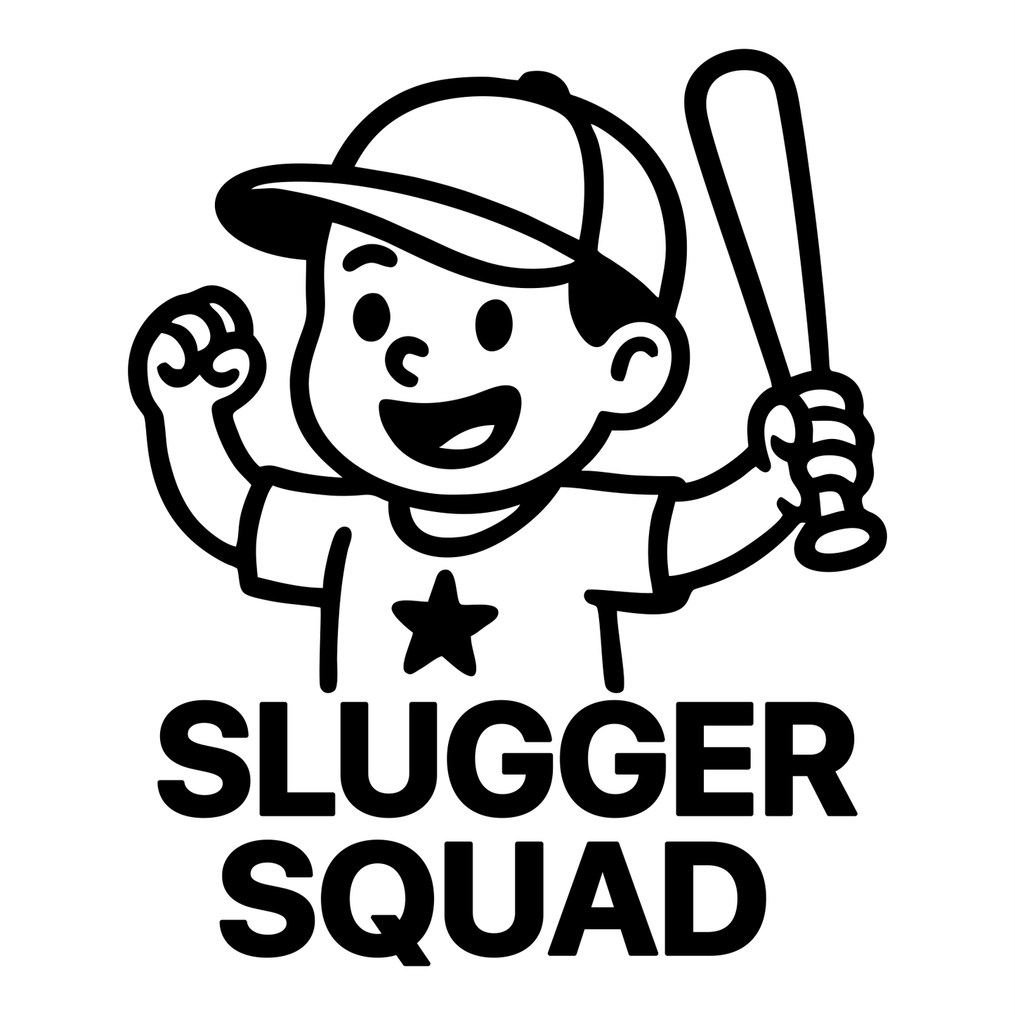 Funny Slugger Squad - Digital File - XCS Friendly Tumbler My Custom Designs PNG