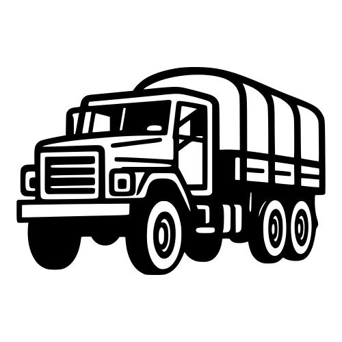 Military Transport Truck - Digital File - XCS Friendly Digital My Custom Designs PDF