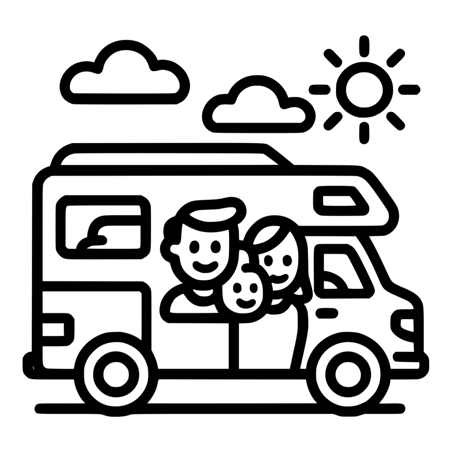 RV With Family - Digital File - XCS Friendly Digital My Custom Designs PNG