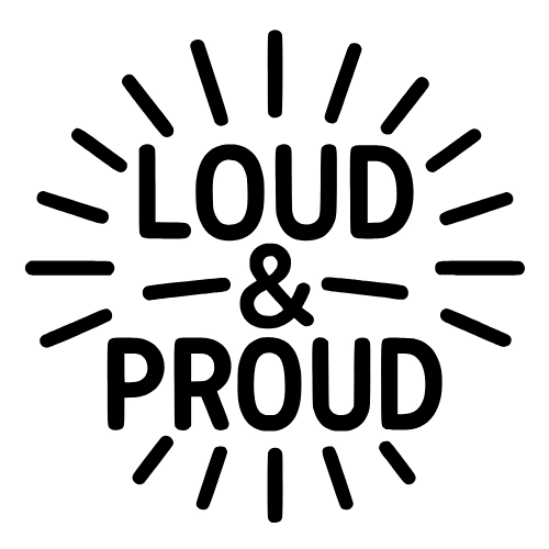 'Loud & Proud' - Digital File - XCS Friendly Digital My Custom Designs PDF
