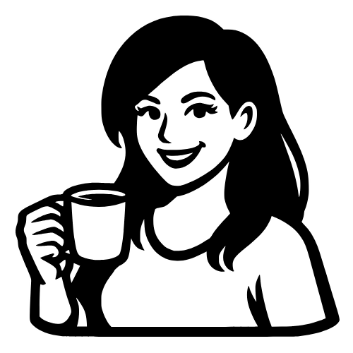 Mom with Coffee Mug - Digital File - XCS Friendly Digital My Custom Designs PDF